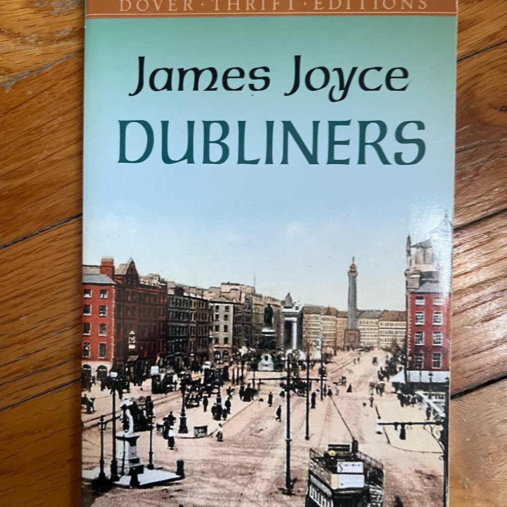 James Joyce "Dubliners" Paperback Book - Pale Teal Cover